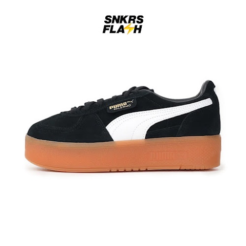 PUMA Palermo Elevata Black Gum Sepatu Sneakers Wanita - 39934801 - Size 37.5