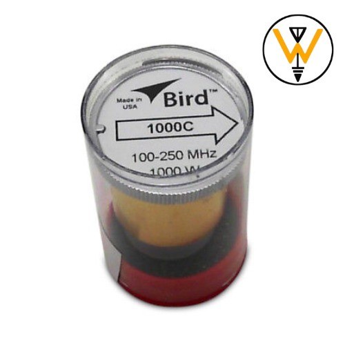 BIRD 1000C ELEMENT IKW 100-250MHZ ELEMENT THRULINE ELEMENT WATTMETER BIRD 1000 C