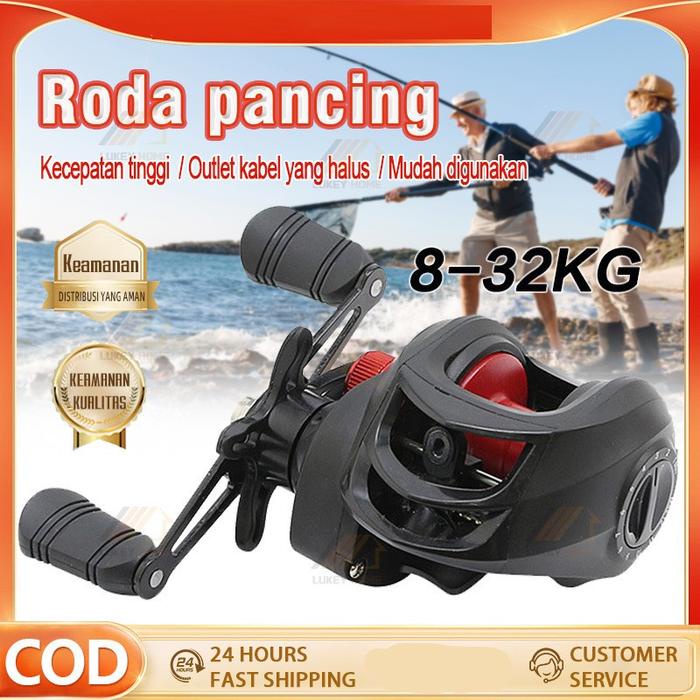 Fishing Reel Casting Bc 7.2:1 High Speed 13Bb 10Kg Max Drag Grey Golden Jigging Reel Baitcasting