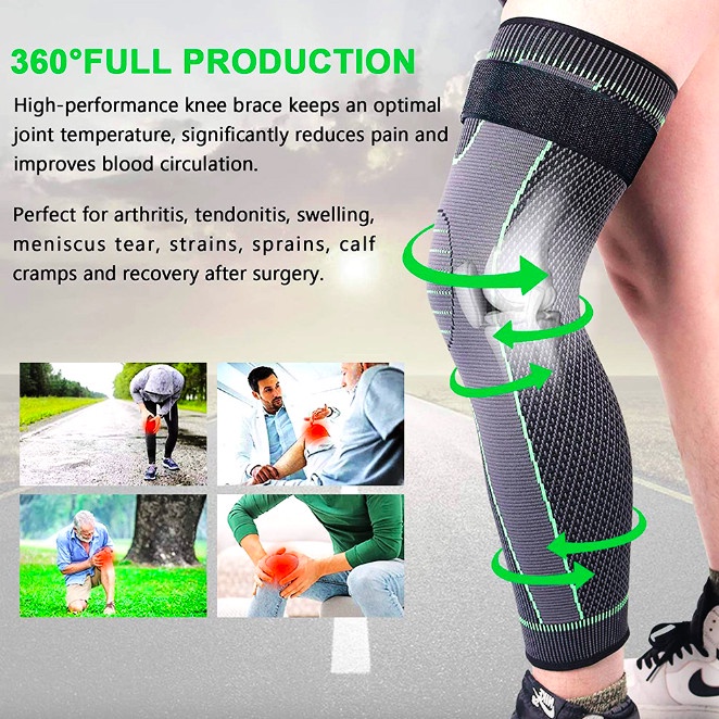JTTOP" PREMIUM KNEE BRACE PEYANGGA LUTUT KNEE WRAP BRACE PELINDUNG LUTUT
