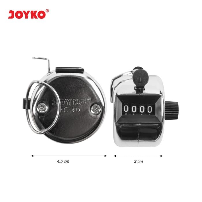 JTTOP" HAND TALLY COUNTER/ALAT HITUNG MANUAL JOYKO HC-4D