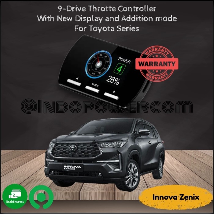 9 Drive New Throttle Controller Toyota Innova Zenix Remap 9Drive