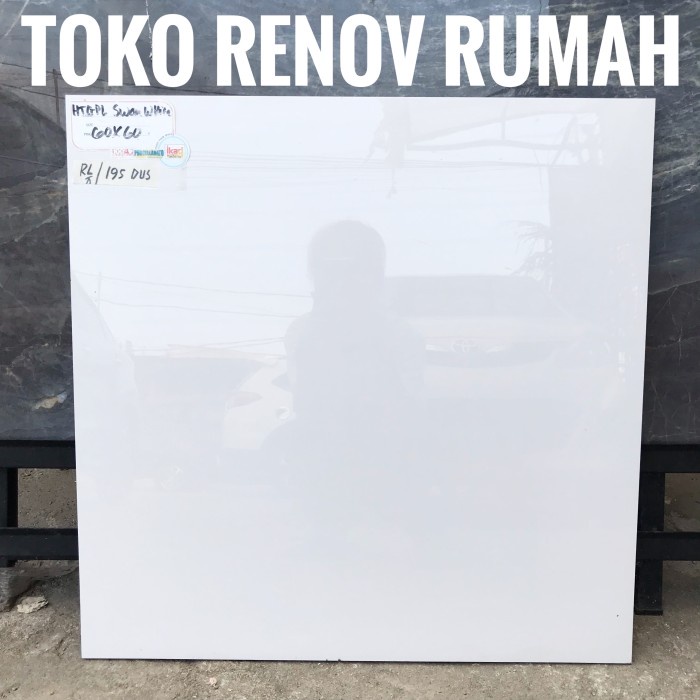 HOT SALE Granit 60x60 putih polos (GLOSSY)/ granit putih polos/granit ikad swan