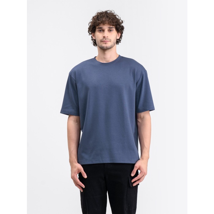 LIVEHAF - BOXY EASE TEE DENIM