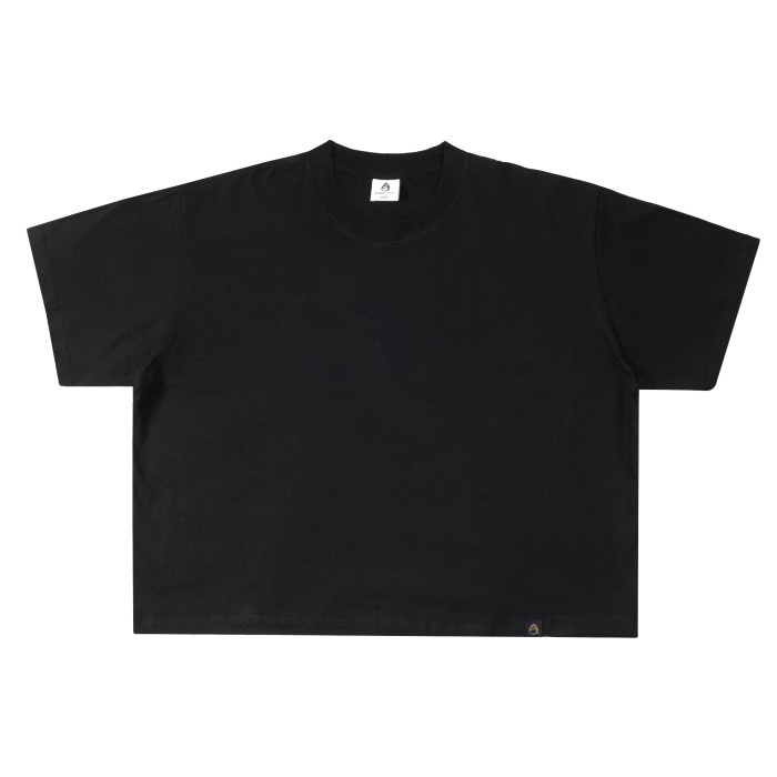 T-SHIRT BOXY POLOS BLACK AFTERSUNDAYS