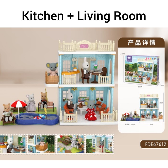Koala Diary Doll House - Koala Town House Mainan Koala Doll House Best Seller