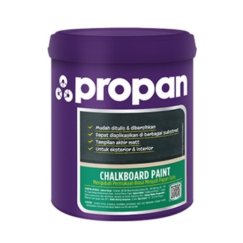 

Kualitas Terjamin Chalkboard Paint (Cat Khusus Dinding/Papan Kapur Tulis) Propan 1L