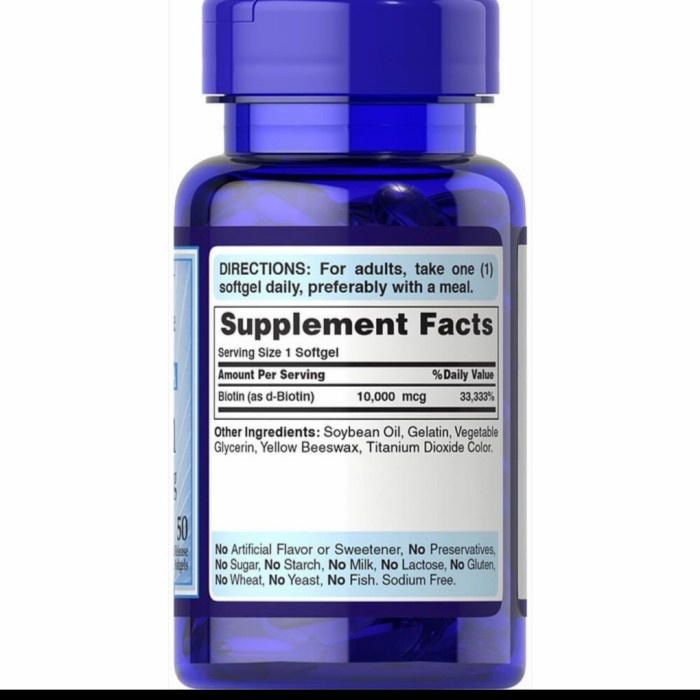 Best Seller Biotin 10000 Mcg Puritan'S Pride