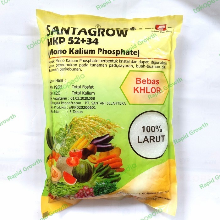 Pupuk MKP Santagrow 1Kg