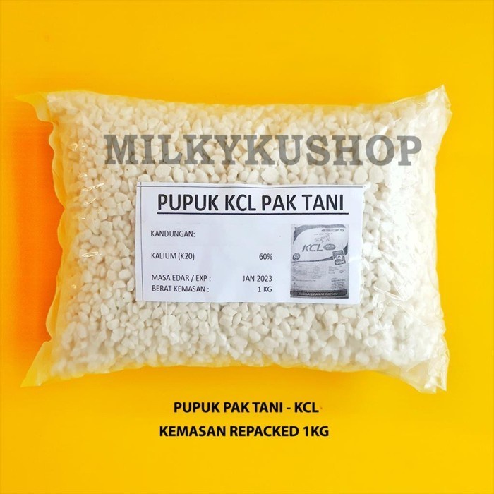 PUPUK PAK TANI KCL PUTIH 1 KG KEMASAN REPACK