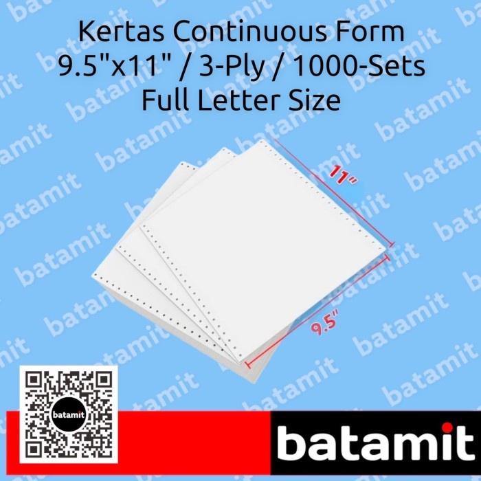

Viral Hr Kertas Invoice Nota Komputer Continuous Form Half Full Letter Ncr Packing Aman