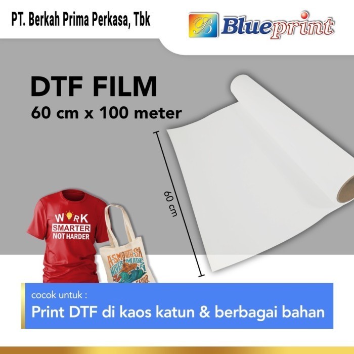 

Produk Viral Kertas Dtf Film Roll 60 X 100 Blueprint Transfer Film Dtf Hot Peel Cod