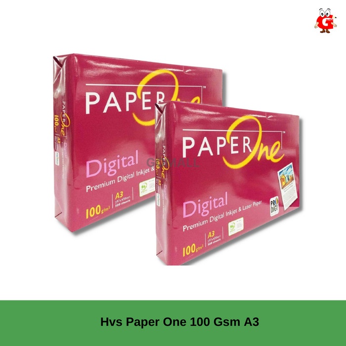 

Ready Stock Kertas Hvs Paper One 100 Gsm A3 Cod