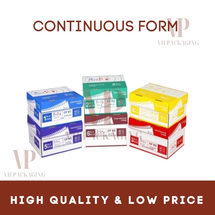 

Terbaru!! Continuous Form 2 Ply - Full Cod