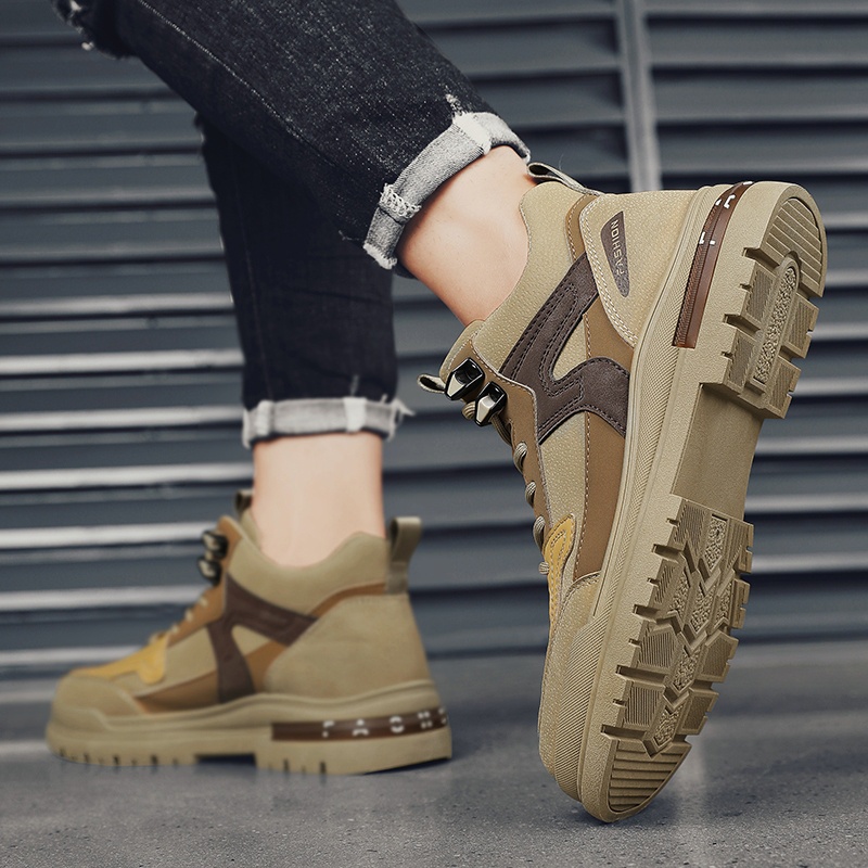 NEW PRODUCT Keeping Sepatu Pria Outdoor Sepatu Sneakers Jungle Vintage Boots Sepatu Cowok Hiking