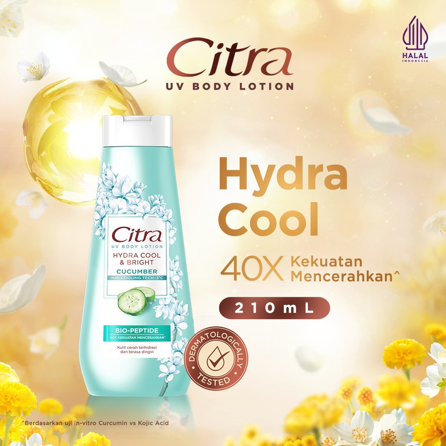 

Citra UV Body Lotion Hydra Cool & Bright Cucumber 210ml