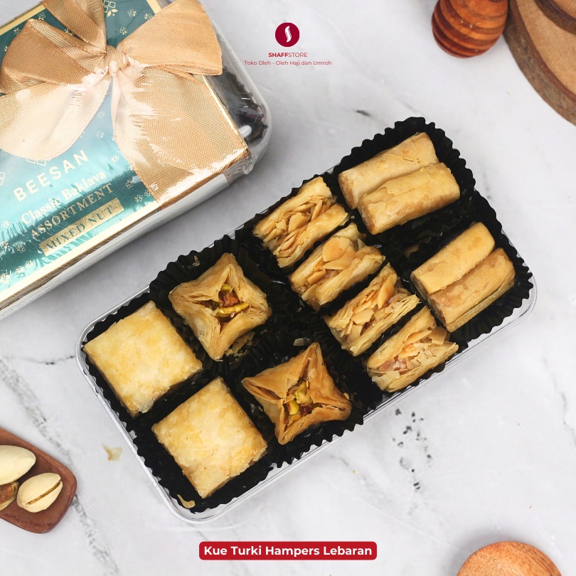 

Kue Kering Hampers LEBARAN Baklava Classic Assortment Cashew - Cemilan Kue Pastry Turki Premium