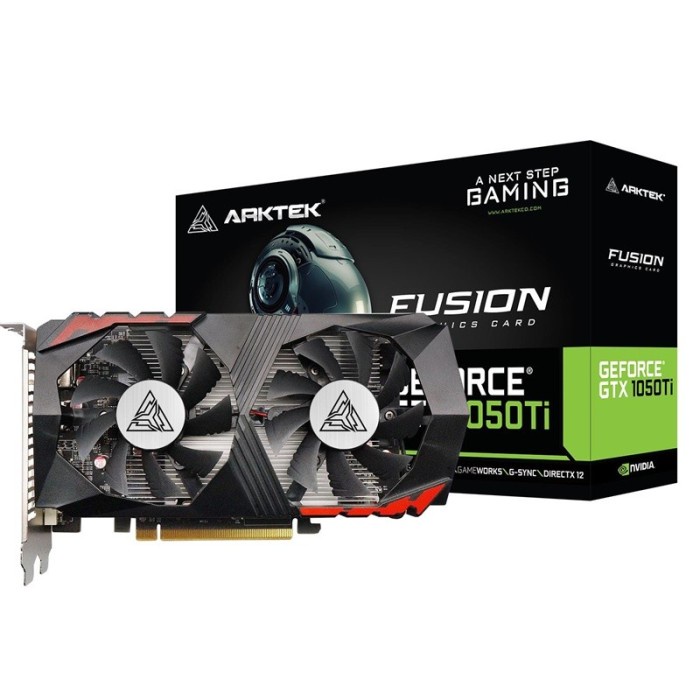 BISA GOSEND VGA ARKTEK GTX 1050 TI 4GB GDDR5 128BIT - ARKTEK GEFORCE GTX 1050 TI TERLARIS