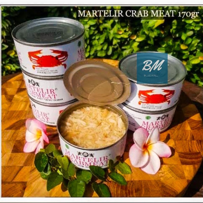 

Martelir Crab Meat 170 gr / Martelir Daging Kepiting Rajungan Kaleng 170 gr