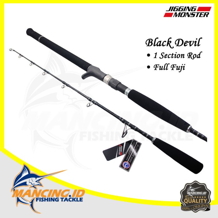 Joran Overhead/OH Jigging Monster Black Devil Fuji Alconite Guide