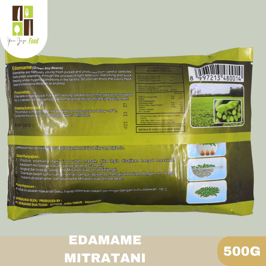 

Mitratani Royal Edamame/ Original /Premium/ Unsalted 500g