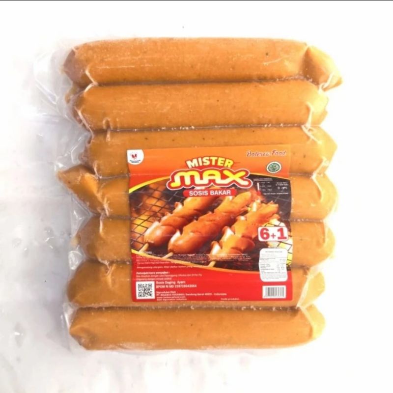 

MISTER MAX SOSIS BAKAR JUMBO UK.8 pcs (NEW)& MINI. ISI 10+2