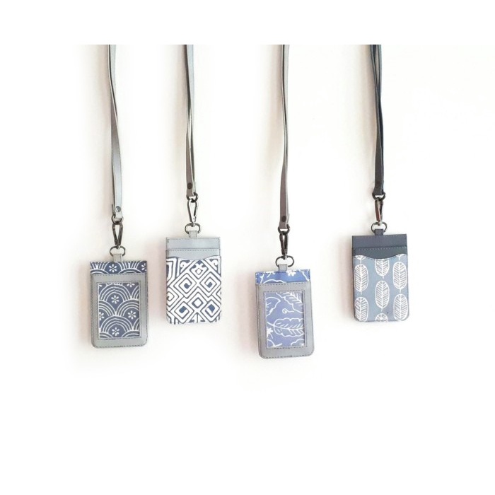 

[tmr] - Nametag ID Card Lanyard Aneka Motif 5
