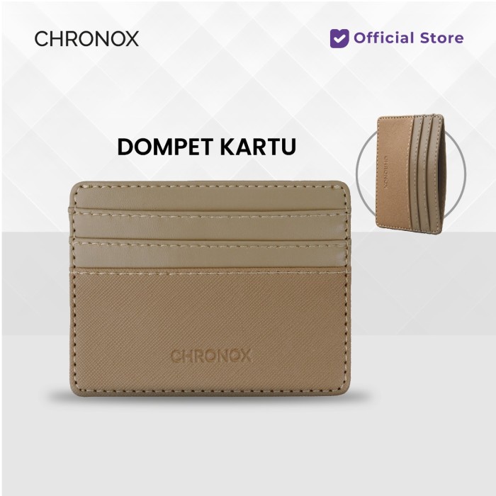 

[tmr] - CHRONOX Dompet Kartu Pria Wanita Kulit Card Holder - FLEX
