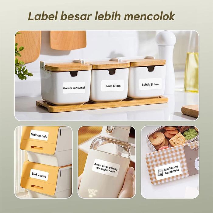 

Kertas Label Putih Eksklusif untuk Mesin Label NIIMBOT D101, Kertas Label Termal Berkualitas Tinggi