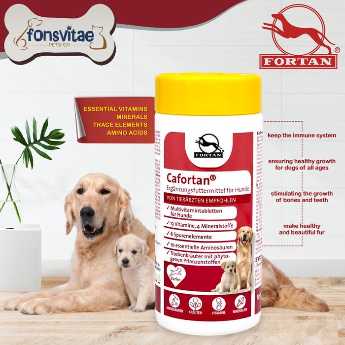 Terbaru Cafortan 1000Gr - Multivitamin Anjing Terlaris