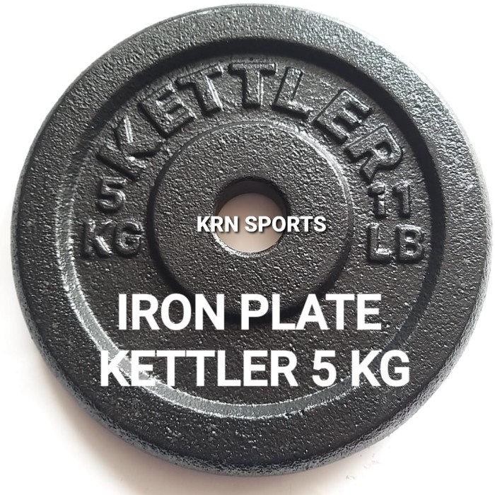 Piringan Barbel KETTLER 5 KG / Iron Plate KETTLER 5 KG - ORI