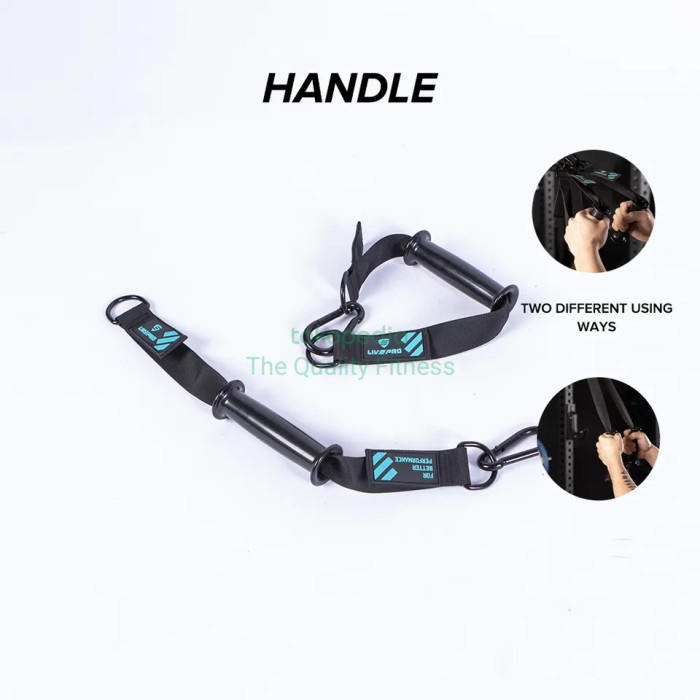 Strap Handle Tricep Rope Tali Latihan Triceps Fitnes Fitness Livepro