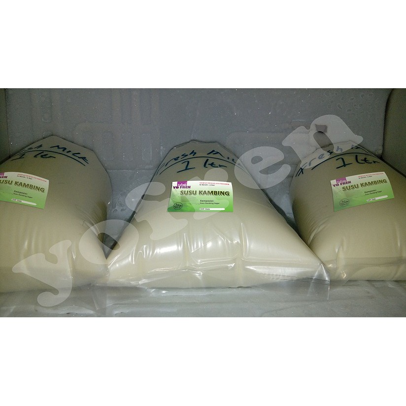 

Susu Kambing Etawa Kemasan Plastik 1 Liter (Fresh/Segar/Cair)