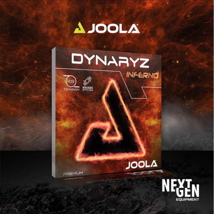 ORIGINAL JOOLA DYNARYZ INFERNO Karet Rubber Bat Bet Ping Pong Tenis Me