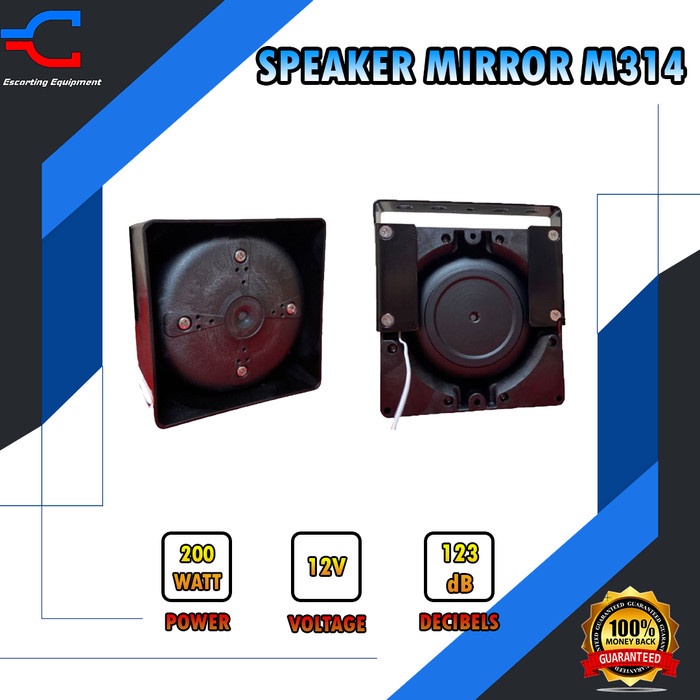 Toa Speaker Mirror M314 200 Watt Setara Whelen Sa314P Termurah