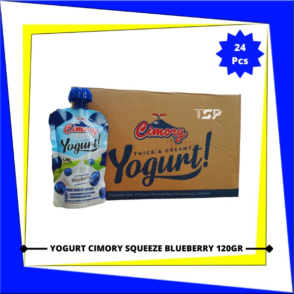 

Yogurt Cimory Thick & Creamy Pouch Varian Rasa 120gr x 24 pcs (1 karton)