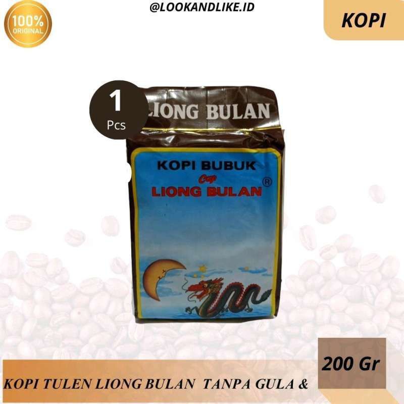 kopi liong bulan tanpa gula