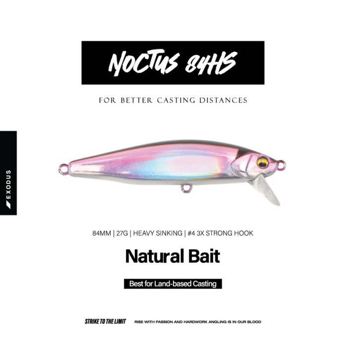 LURE EXODUS NOCTUS 84HS HEAVY SINKING 27GR KILLER