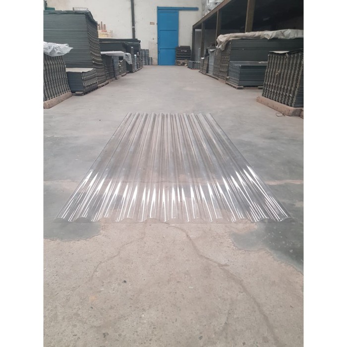 JJyoi- Atap Fiber Excelite Gelombang Seng Lebar 80CM Panjang 1.80M