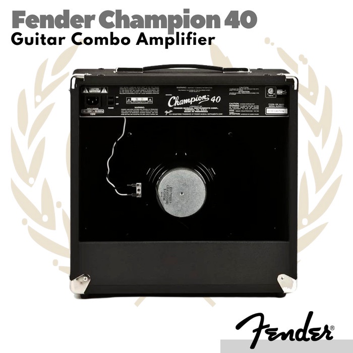 FENDER CHAMPION 40 GUITAR COMBO AMPLIFIER AMPLI SPIKER GITAR LISTRIK