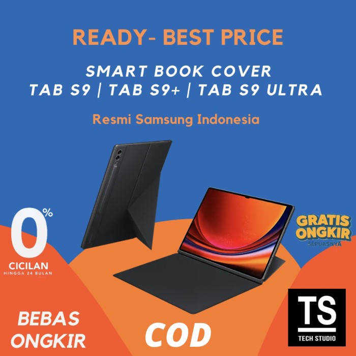 TERBARU (Resmi) Samsung Smart Book Cover Tab S9 S9+ Ultra Resmi Original