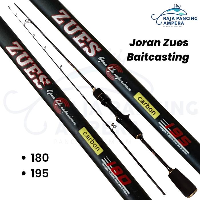 Joran BAITCASTING AEWA ZEUS CARBON SOLID UL Rod Casting Stik Pancing Lentur