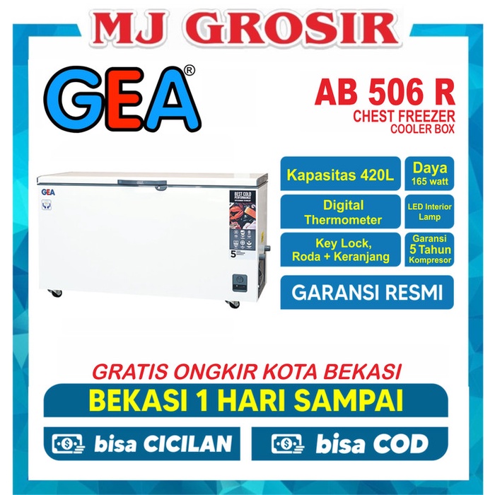 BISA E-KATALOG GEA AB 506 TX CHEST FREEZER BOX 500 L LEMARI PEMBEKU 500 LITER