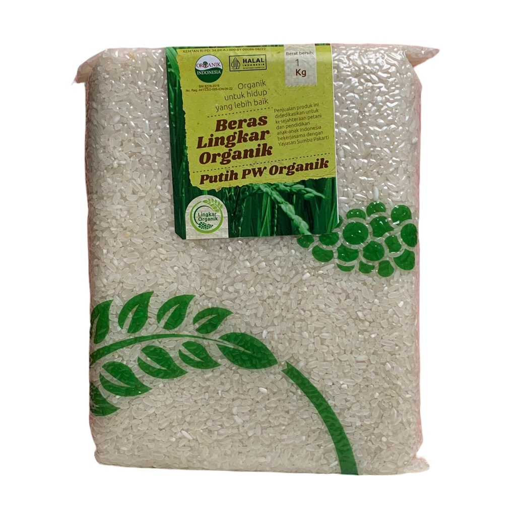 

LINGKAR ORGANIK ANEKA BERAS ORGANIK 1 KG Beras Putih , Merah , mix Rice