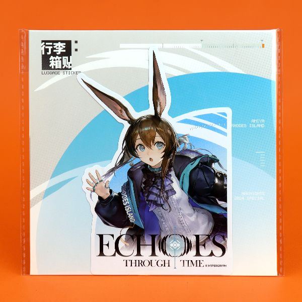 

Arknights x IPSTAR Cafe Amiya Echoes Through Time Series Character Sticker (16cm)