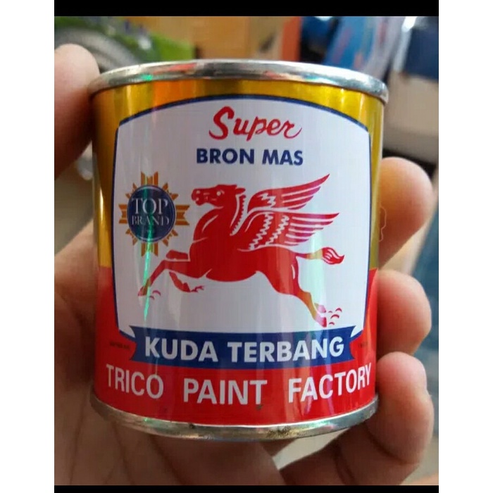 CAT KUDA TERBANG GOLD (EMAS) TRICO PAINT KECIL 0.1