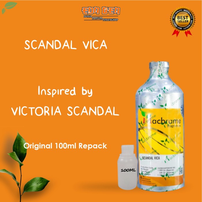 BIBIT PARFUM MURNI SCANDAL VICA MACBRAME REPACK 100ML-250ML-500ML