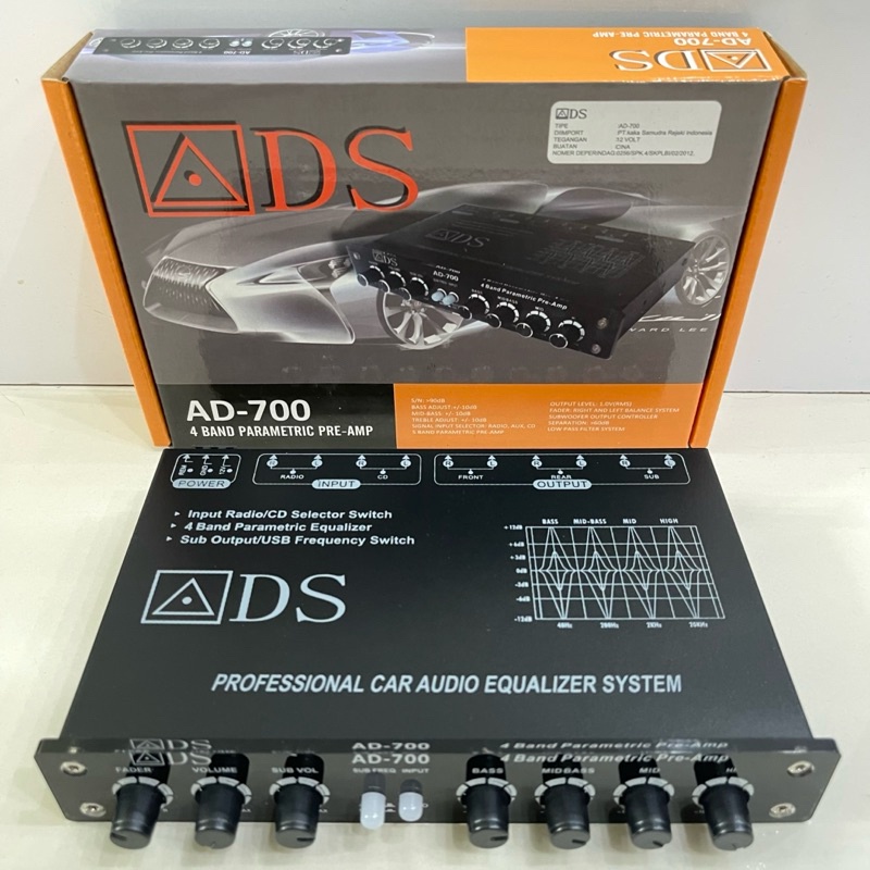 Pream Parametrik ADS 4BAND Parametrik Pream ADS AD 700
