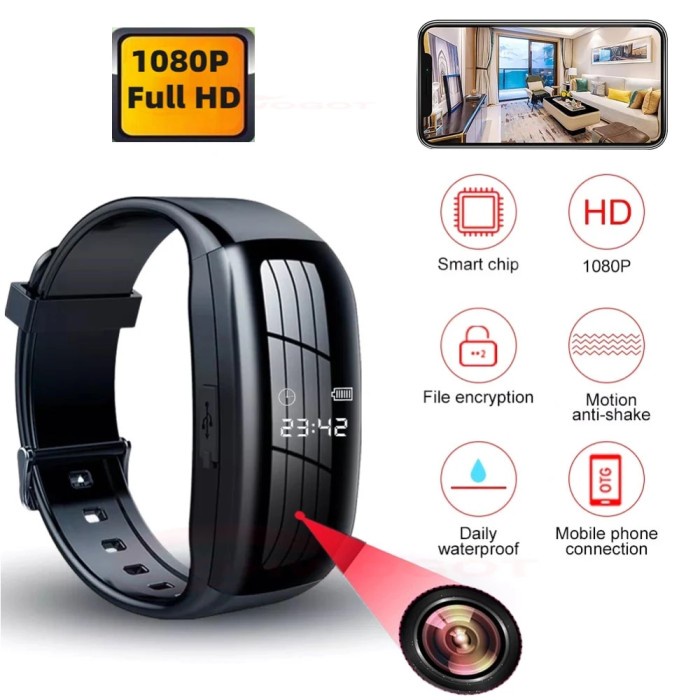 Invisible Camera 1080P HD Recording Smart Watch DV Professional