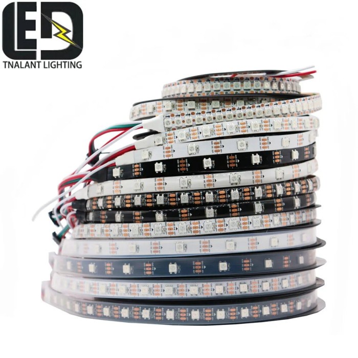 WS2812B Smart RGB LED Strip WS2812 5050 LED Strip Light Individually